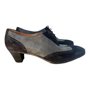 Gravati Arthur Beren Wingtip Oxford Pump Heel Women size 7.5 N